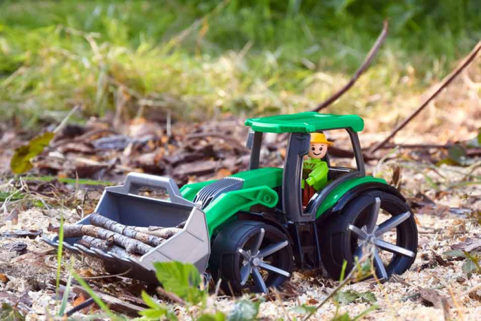 lena truxx traktor gumowe koła nowość LENA